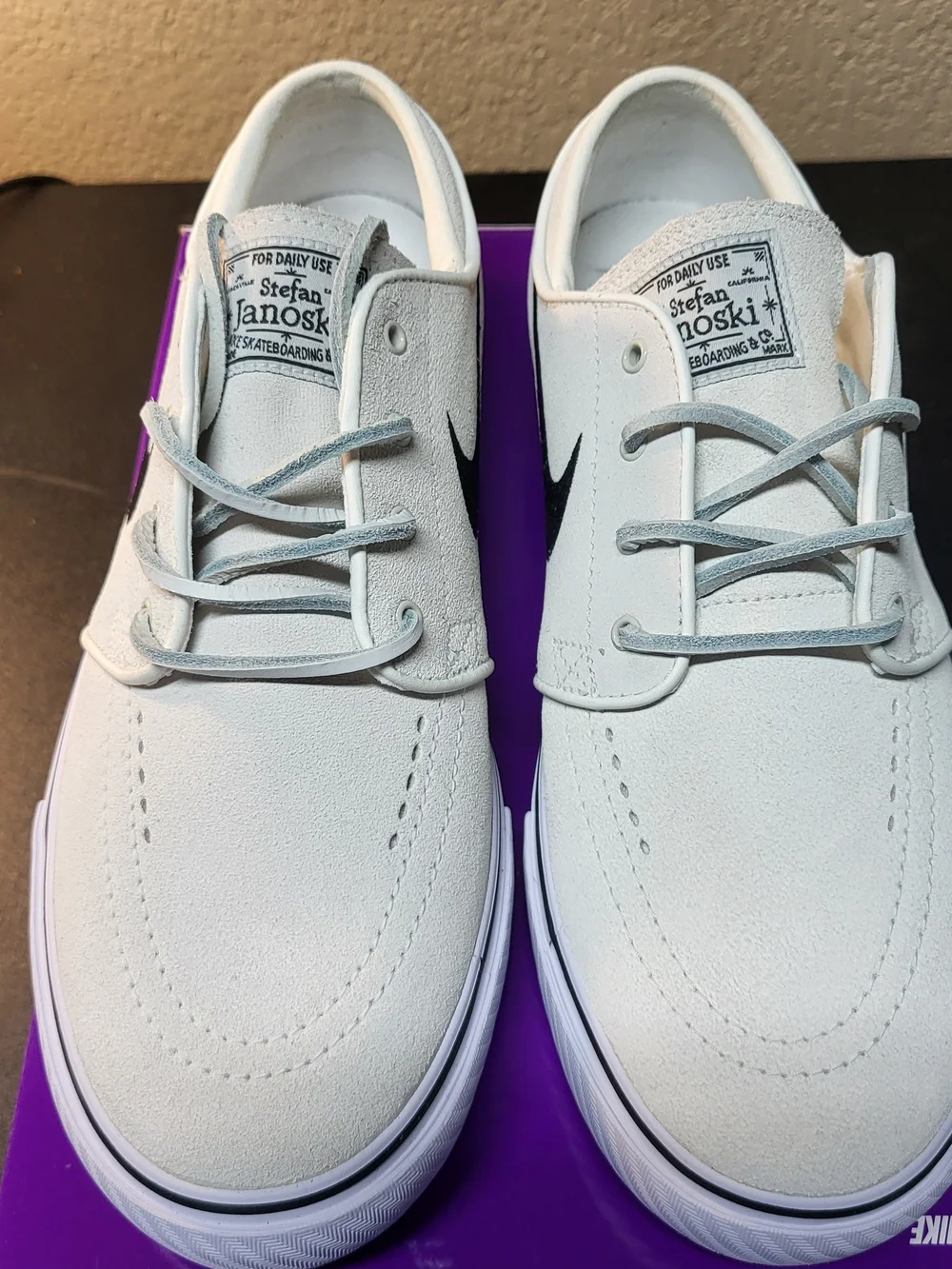 *NEW* Nike SB Zoom Stefan Janoski OG+ Summit White Black Size Men’s 8 Women 9.5